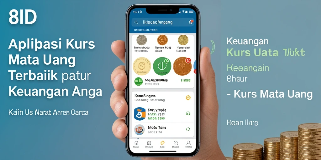 Tampilan antarmuka aplikasi Kurs Mata Uang 8ID yang informatif dan mudah digunakan.