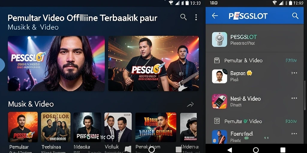 Tampilan antarmuka PESGSLOT yang sederhana dan fungsional.