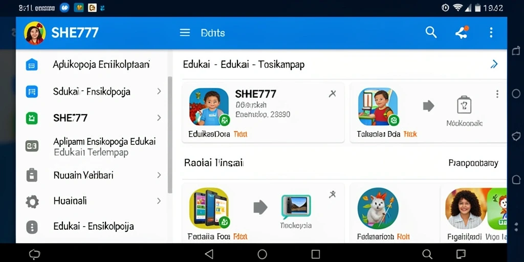 Antarmuka SHE777 yang sederhana dan mudah digunakan.